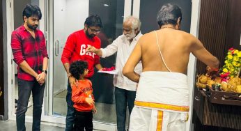 Megastar Chiranjeevi, Vassishta, UV Creations Vishwambhara Dubbing Begins